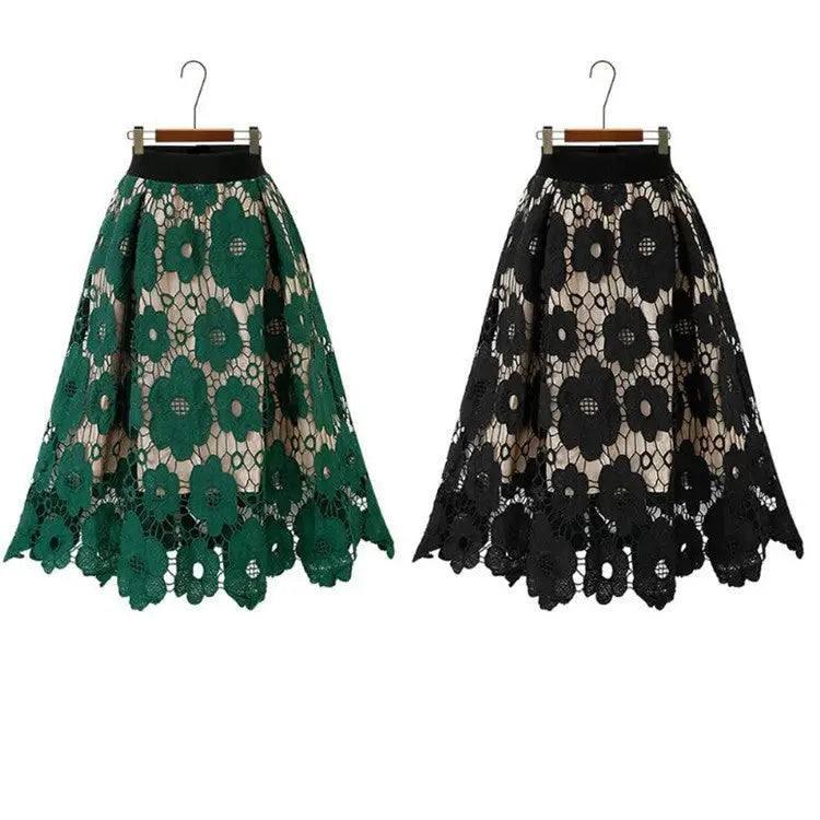 European And American Style Lace Skirt-8