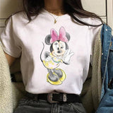 Fashion Disney Mickey Tee top LOVEMI  DS0235 XXXL 