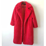 Fashion High Quality Velvet Fur Long Coat Women-18