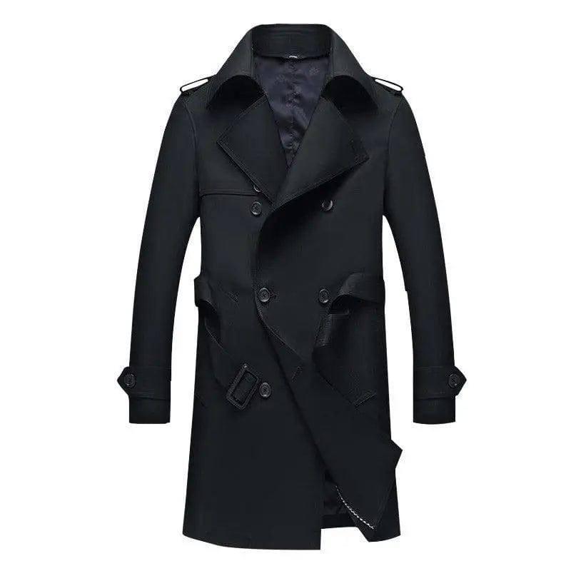 Fashion Personality Men's Business Casual Jacket-Black-2