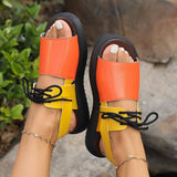 Flat Fish Mouth Beach Shoes-7