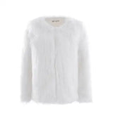 LOVEMI Fur coat white / 3XL Lovemi -  Simplee Winterjacke - Lauren