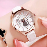 Girls' quartz wristwatch-White-1