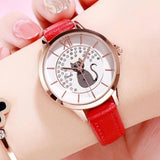 Girls' quartz wristwatch-Red-13