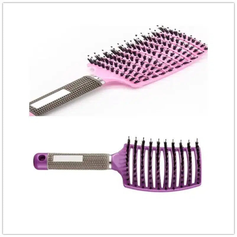 Hairbrush Anti Klit Brushy Haarborstel Women Detangler Hair-9-25