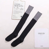 Harajuku Women's Stockings And Stockings-Grey edge-2