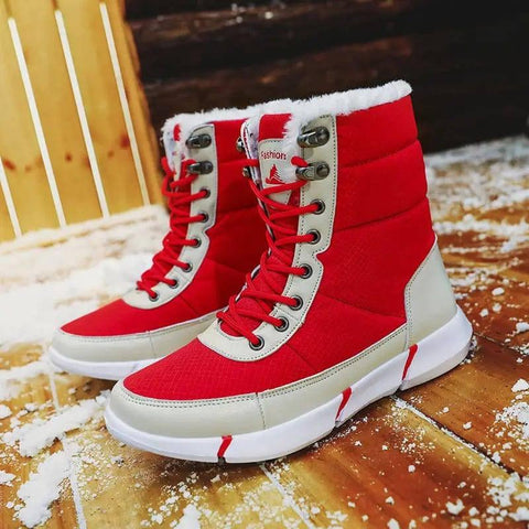 High-top Plus Velvet Padded Snow Boots Women-1