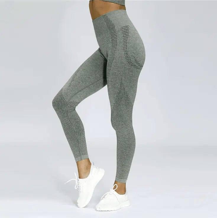 High Waist Sports leggins-Pantsgreen-11