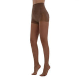 High waist tights slim stockings-Coffee-1