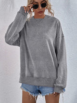 LOVEMI  Hoodies Gray / S Lovemi -  Women's Fleece-lined Hooded Casual Loose Sweater