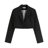 LOVEMI Jackets Black / Suits / S Lovemi -  Net Red Temperament Casual Small Suit Drape Trousers Suit
