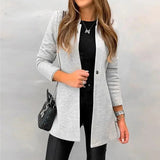 LOVEMI Jackets Grey / S Lovemi -  Slim-fit women's blazer