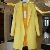 LOVEMI Jackets Yellow / XL Lovemi -  Small suit was thin and wild jacket