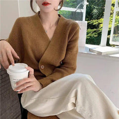 Knit Sweater Loose Lazy Style Sweater-3