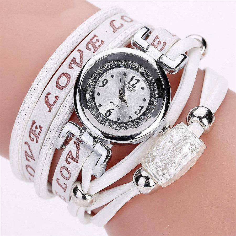 Ladies fashion watches-White-1