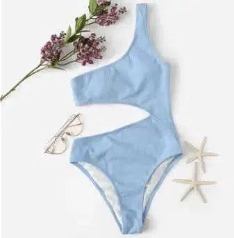 Ladies swimwear swimsuit bikini-blue-2