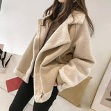 LOVEMI - Lamb fur coat