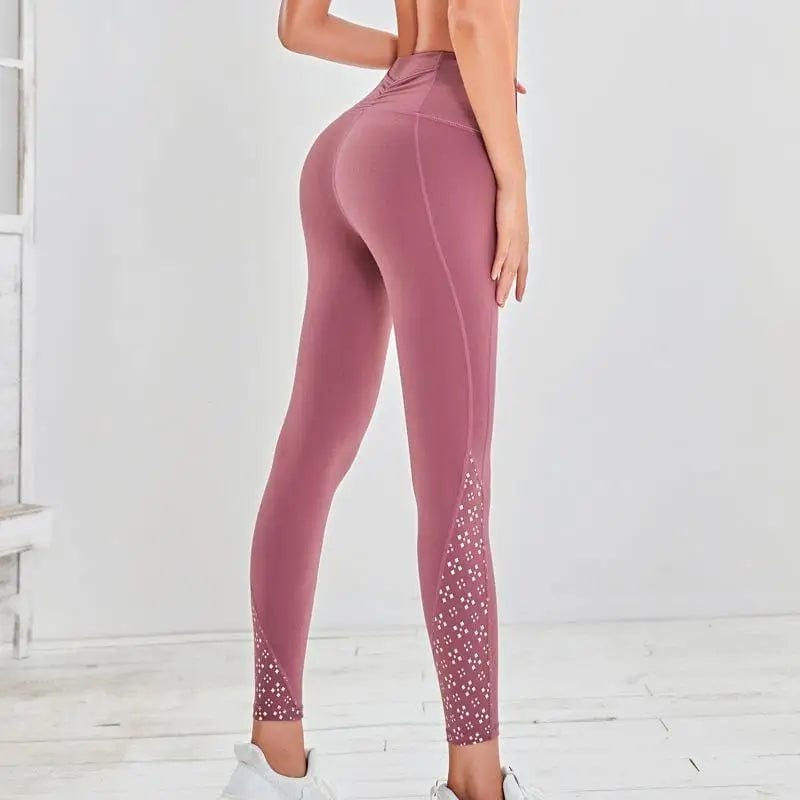 LOVEMI  Leggings Pink / L Lovemi -  High-waisted peach butt yoga pants