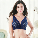 95c Nue Chic Striped Lingerie-Navyblue-2