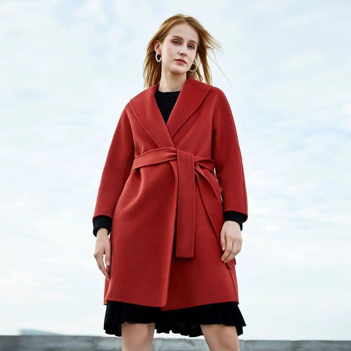 Long woolen coat-2