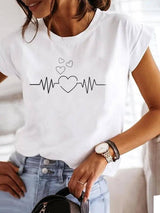 Love Print Fashion Shirt top LOVEMI  MGQ29245 S 