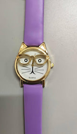 Lovely Cartoon Children Watch-Purple-11