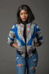 LOVEMI - Lovemi - African printed short coat women