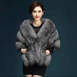 LOVEMI - Lovemi - Autumn and winter new fox fur silver fox imitation