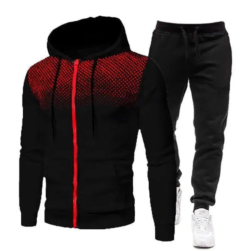 LOVEMI - Lovemi - Casual Fashion Hooded Jacket Mens Suit