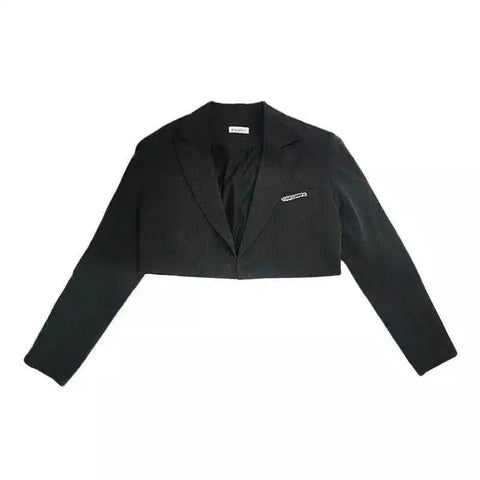 LOVEMI - Lovemi - Dark Gray Short Suit Jacket Women Spring