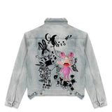 LOVEMI - Lovemi - Doll with hand-painted lapel denim jacket