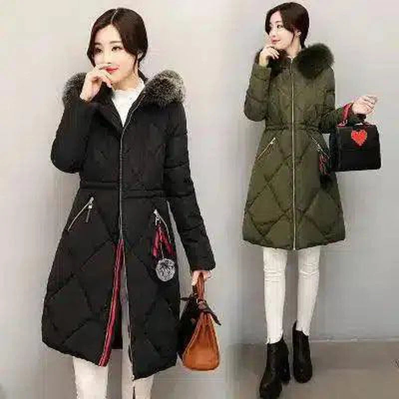 Fashion cotton-padded clothes autumn and winter new Korean-1