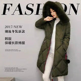 Fashion cotton-padded clothes autumn and winter new Korean-Army green-2