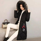 Fashion cotton-padded clothes autumn and winter new Korean-black-4