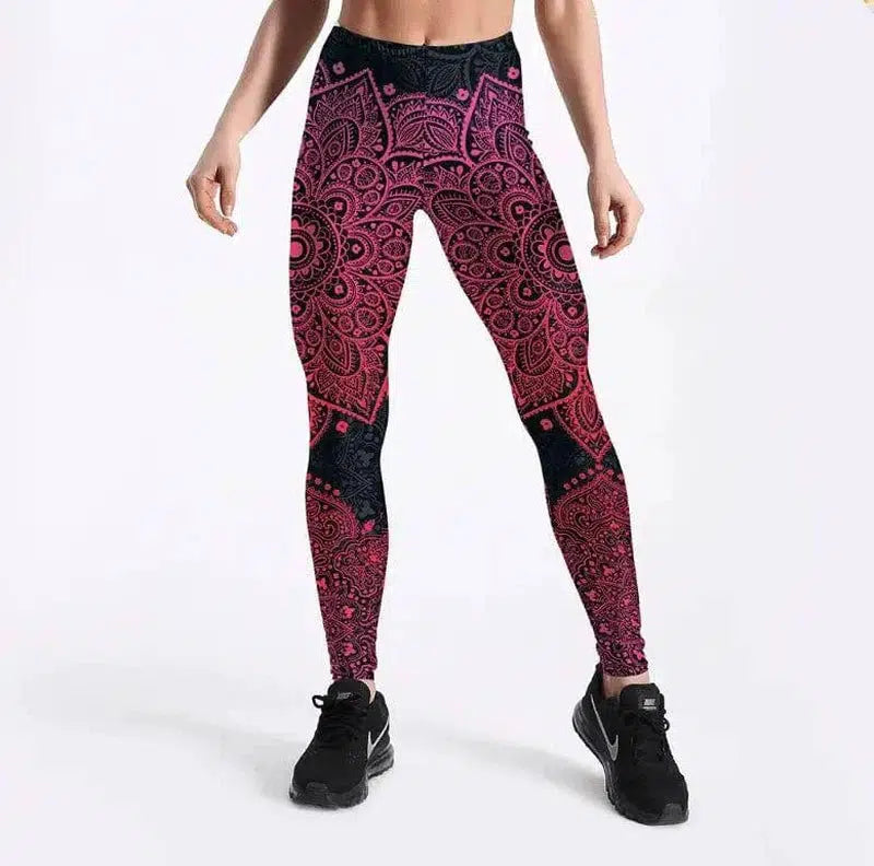 LOVEMI - Lovemi - Fuschia Mandala Leggings