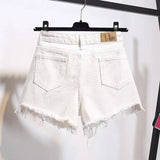 LOVEMI - Lovemi - High waist denim shorts female summer dress fat mm