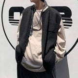 Lovemi -  Hong Kong style knitted sweater Outerwear & Jackets Men LOVEMI Black M 