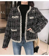 LOVEMI - Lovemi - Little Fragrant Tweed Short Jacket Women's Trendy