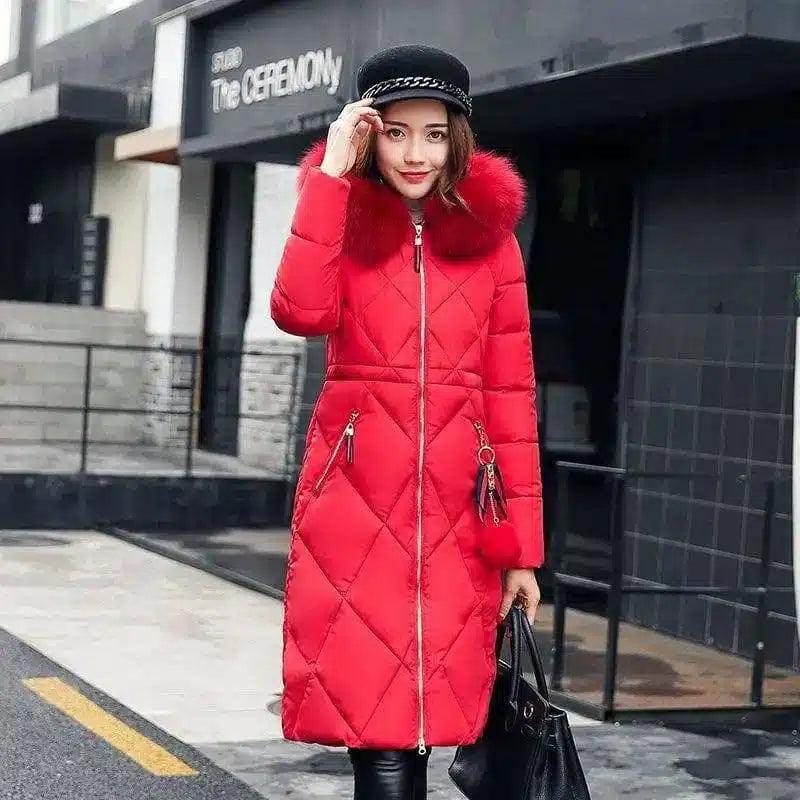 LOVEMI - Lovemi - Long hooded padded down coat coat women