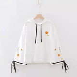 LOVEMI - Lovemi - Long Sleeve Pullover Tracksuits White Hoodies