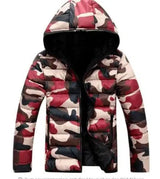 LOVEMI - Lovemi - Men's camouflage cotton hooded Korean men's thick