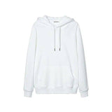 Lovemi -  Men's solid color hooded pullover sweater Outerwear & Jackets Men LOVEMI White S 