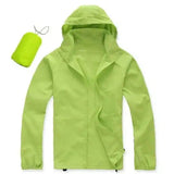 Lovemi -  Men's thin sports windbreaker Hoodies LOVEMI Fluorescent green XS 