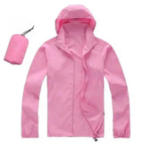 Lovemi -  Men's thin sports windbreaker Hoodies LOVEMI Pink XS 