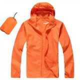 Lovemi -  Men's thin sports windbreaker Hoodies LOVEMI Orange XS 