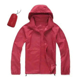 Lovemi -  Men's thin sports windbreaker Hoodies LOVEMI Big Red XS 