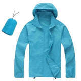 Lovemi -  Men's thin sports windbreaker Hoodies LOVEMI Sky blue XS 