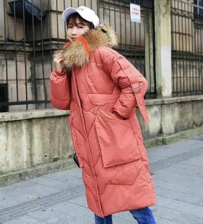 LOVEMI - Lovemi - Mid-length loose down padded jacket