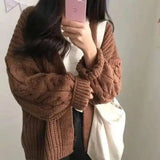 LOVEMI - Lovemi - Mid-length versatile knit cardigan