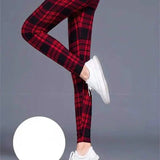 LOVEMI - Lovemi - Milk silk check leggings